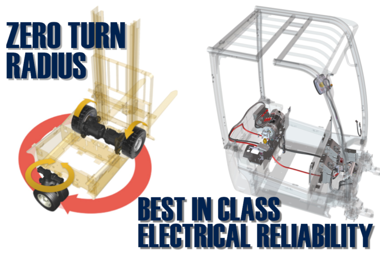 Yale ERP03-040VT Electric Forklift Turn Radius and Reliability