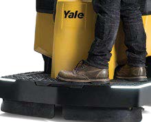 operator platform for the yale end rider pallet jack mpe060-080vh