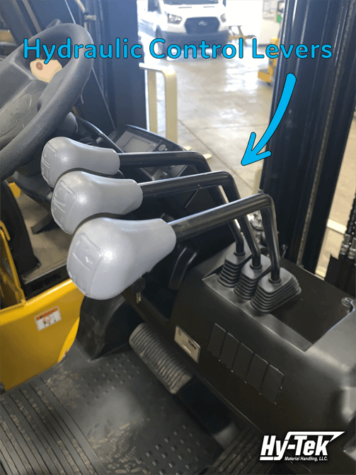 Forklift Hydraulic Control Levers