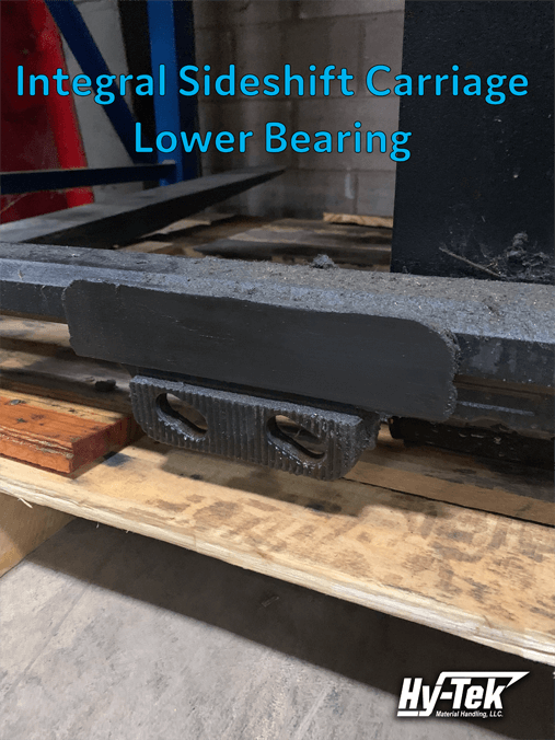 Integral Sideshift Carriage Lower Bearings Check For a Forklift